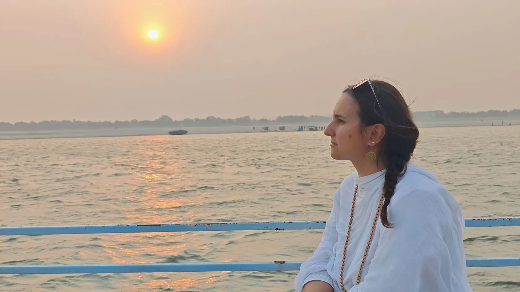 Sereen landschap in India bij zacht avondlicht